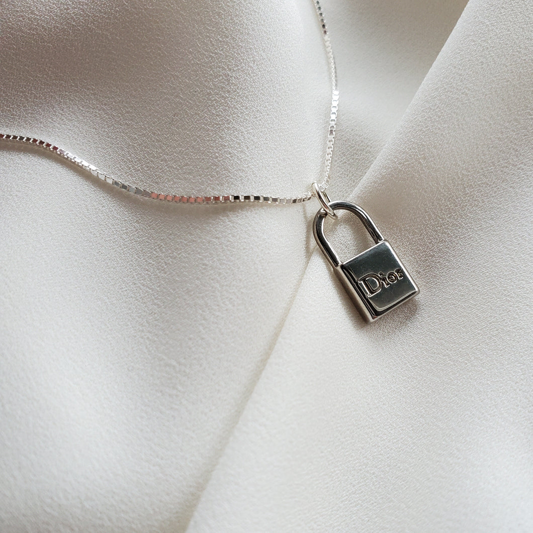Repurposed Silver Dior Lock